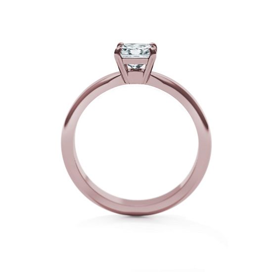 Princess cut diamond engagement ring,  Enlarge image 2