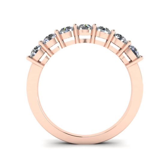Eternal Seven Stone Diamond Ring in 18K Rose Gold,  Enlarge image 2