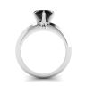 Engagement Ring with 1 carat Black Diamond, Image 2