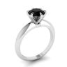 Engagement Ring with 1 carat Black Diamond, Image 4