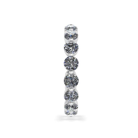 3 mm Diamond Eternity Ring Shared Prong, More Image 1