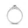 Diamond ring with side pave, Image 2