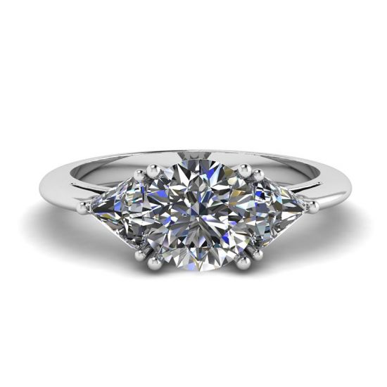 Three-Stone Diamond Ring, Image 1