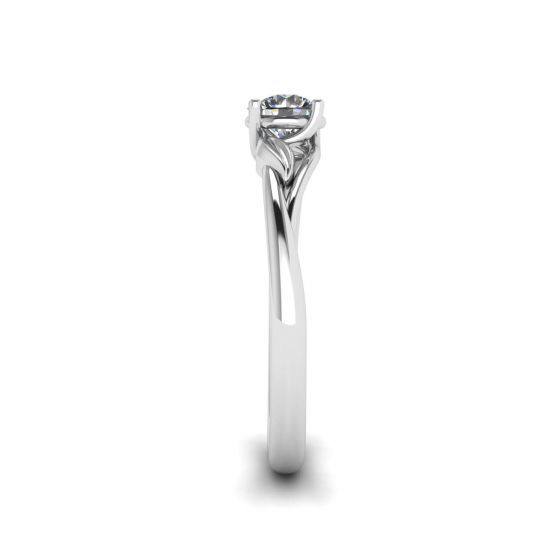 Nature Inspired Diamond Engagement Ring,  Enlarge image 3