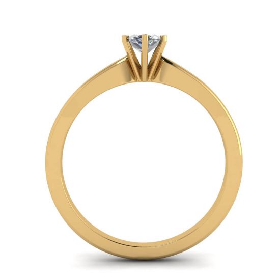 6-Prong Marquise Diamond Ring in 18K Yellow Gold, More Image 0