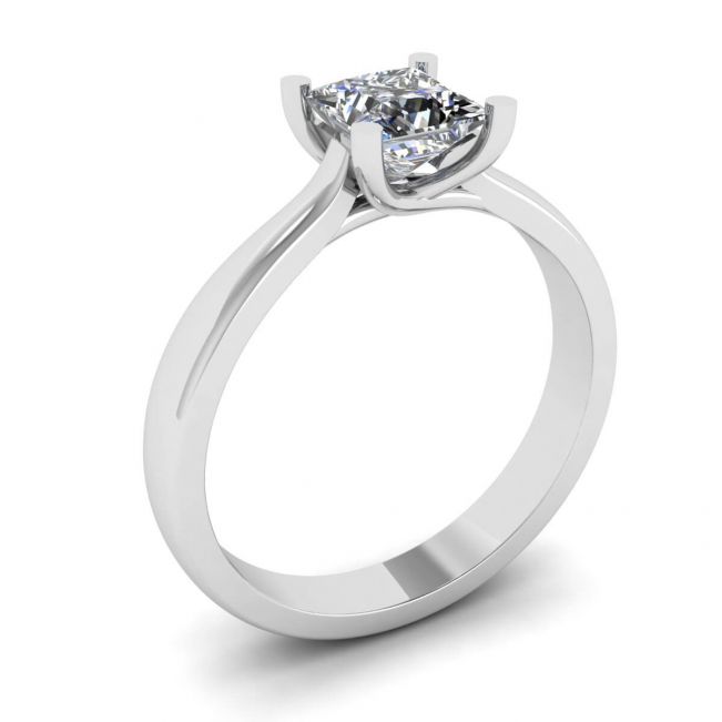 Ring with Square Diamond - Photo 3