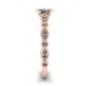 Oval Diamond Romantic Style Ring Rose Gold, Image 3