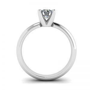 Solitaire Diamond Ring V-shape  - Photo 1