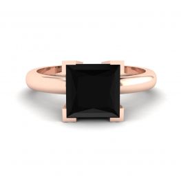 Black Diamond Ring Rose Gold Black Diamond Ring Rose Gold