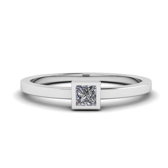 Princess Diamond Small Ring La Promesse