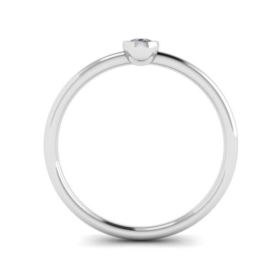 Pear Diamond Small Ring La Promesse,  Enlarge image 2