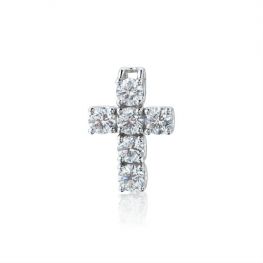 Cross Necklace with 6 diamonds Cross Necklace with 6 diamonds